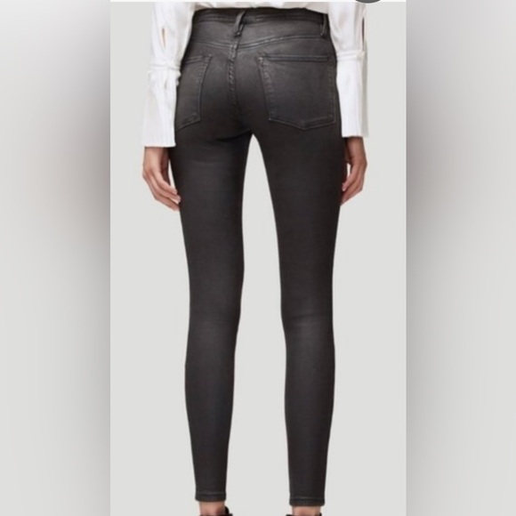 Frame Denim Denim - FRAME LE high skinny charcoal coated jeans 25
